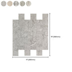 Subway Tile Wallpaper waterproof plastic adhesive tiles