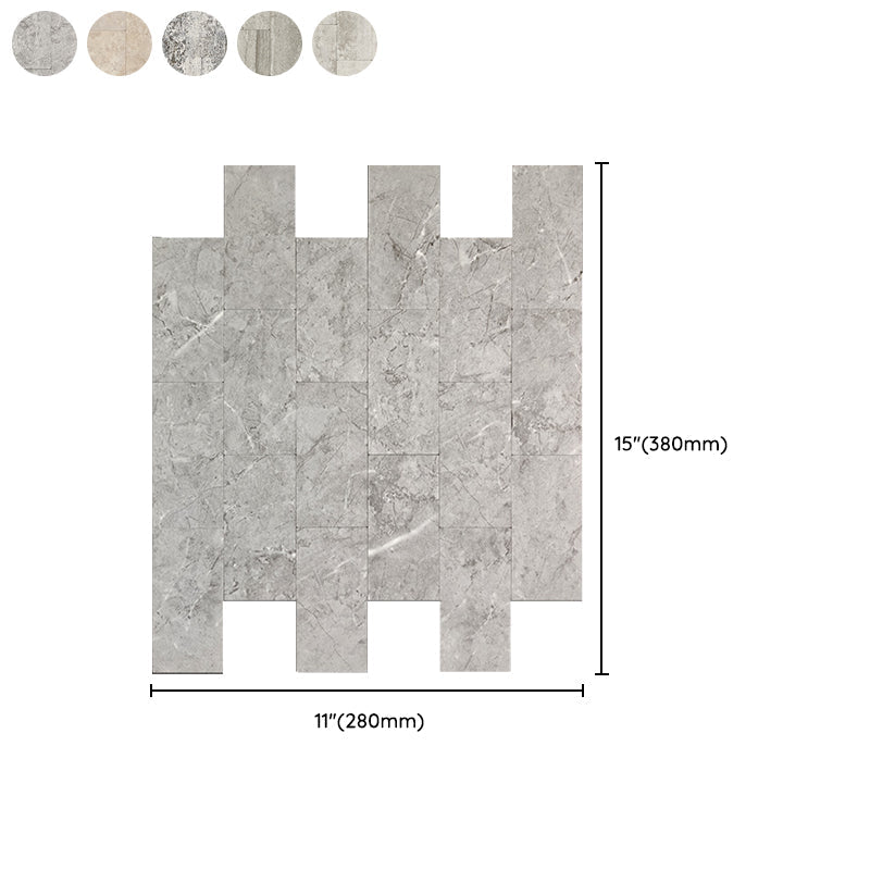 Subway Tile Wallpaper waterproof plastic adhesive tiles