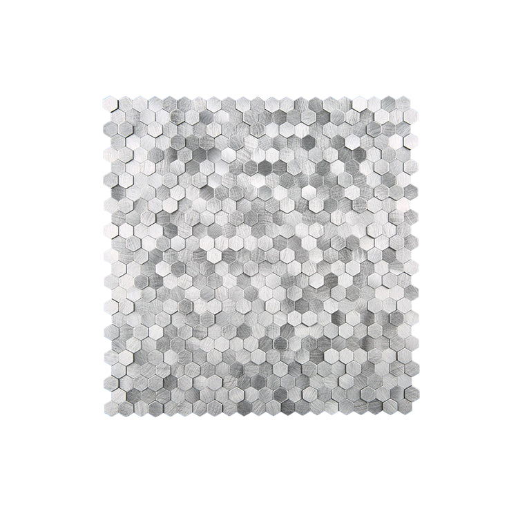 Mosaic Tiles Waterproof Peel and Stick Wall Tile with Hexagonal Shape