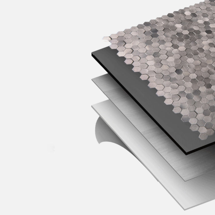 Mosaic Tiles Waterproof Peel and Stick Wall Tile with Hexagonal Shape