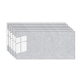Individual Tiles Wallpaper PVC Stain Resistant Peel and Stick Tiles Wall Tile