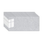 Individual Tiles Wallpaper PVC Stain Resistant Peel and Stick Tiles Wall Tile