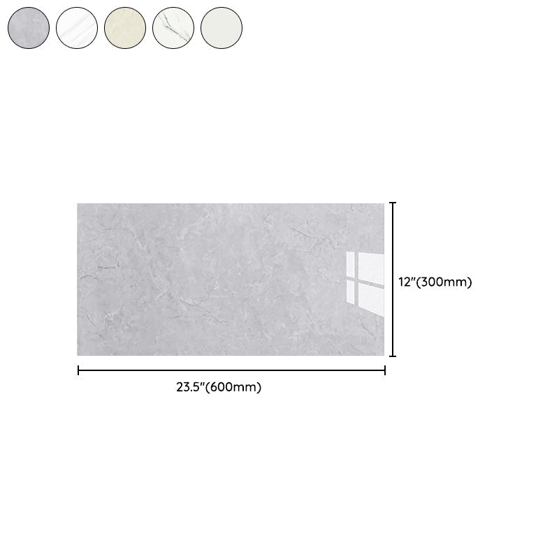 Individual Tiles Wallpaper PVC Stain Resistant Peel and Stick Tiles Wall Tile