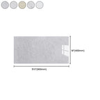 Individual Tiles Wallpaper PVC Stain Resistant Peel and Stick Tiles Wall Tile