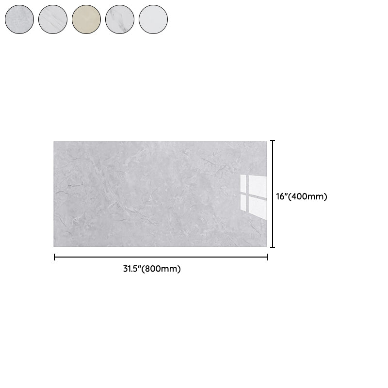 Individual Tiles Wallpaper PVC Stain Resistant Peel and Stick Tiles Wall Tile