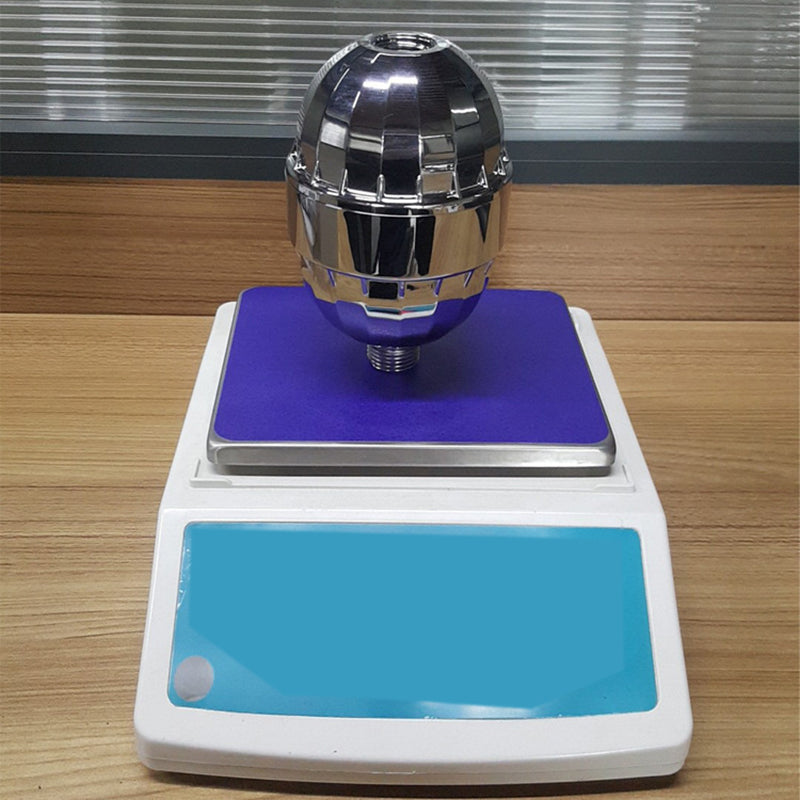 5 Sprays Shower Head Wall Mounted Silver Round Fixed Shower Head
