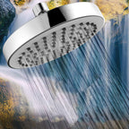 Contemporary round fixed wall shower head Silver shower head