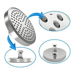 Contemporary round fixed wall shower head Silver shower head