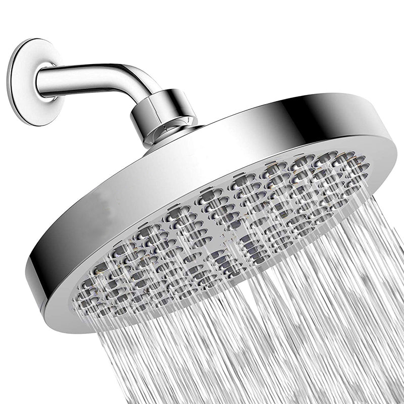 Contemporary round fixed wall shower head Silver shower head