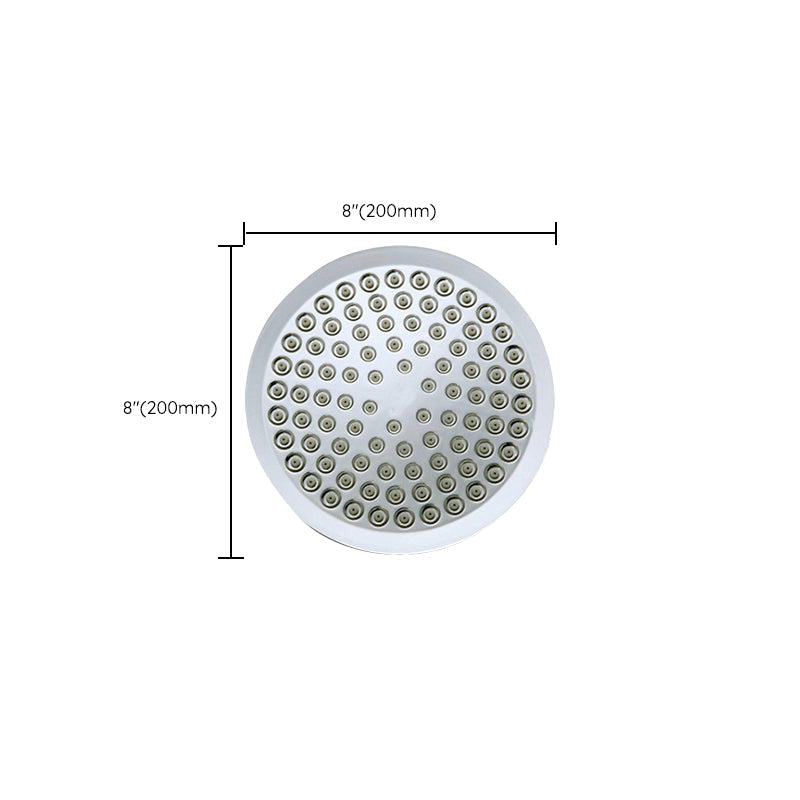 Contemporary round fixed wall shower head Silver shower head