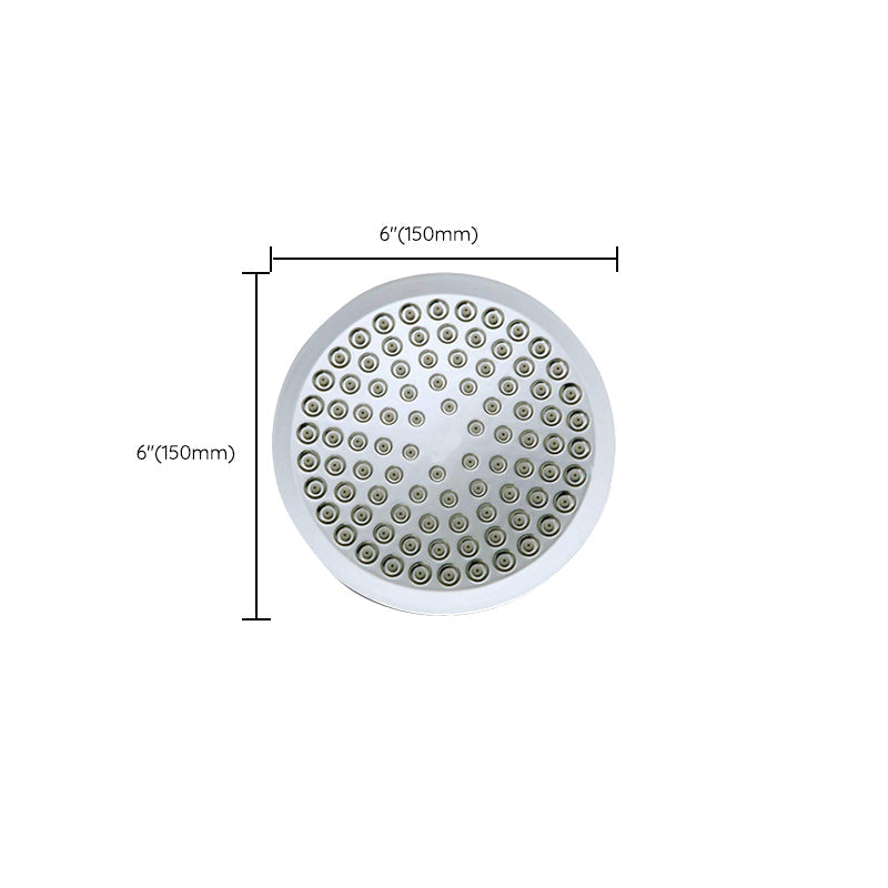 Contemporary round fixed wall shower head Silver shower head