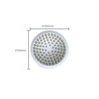 Contemporary round fixed wall shower head Silver shower head