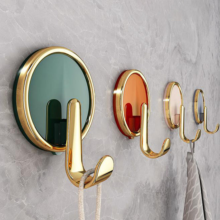 Contemporary 8-piece bathroom set 2.91 inch high bathrobe hooks