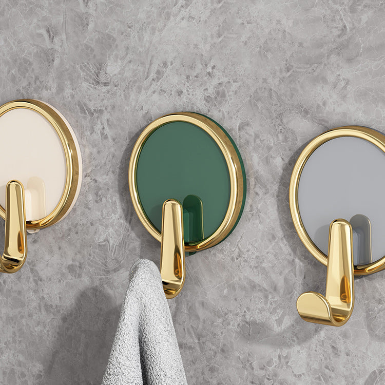 Contemporary 8-piece bathroom set 2.91 inch high bathrobe hooks