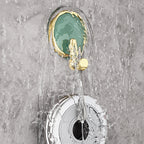 Contemporary 8-piece bathroom set 2.91 inch high bathrobe hooks