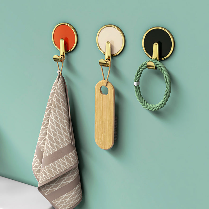 Contemporary 8-piece bathroom set 2.91 inch high bathrobe hooks