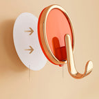 Contemporary 8-piece bathroom set 2.91 inch high bathrobe hooks