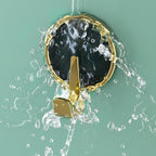 Contemporary 8-piece bathroom set 2.91 inch high bathrobe hooks