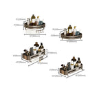 Contemporary bathroom accessory set 3-piece bath shelf with hooks