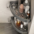 3-piece bathroom accessory set Contemporary aluminum bathroom shelf
