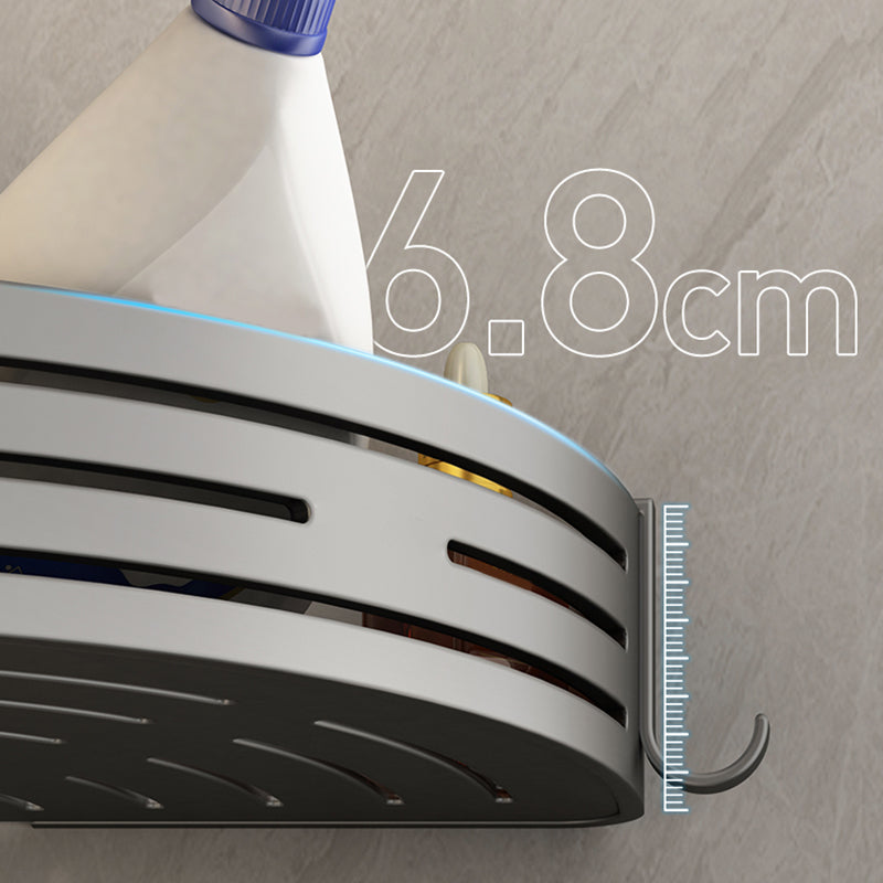 3-piece bathroom accessory set Contemporary aluminum bathroom shelf