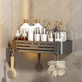 3-piece bathroom accessory set Contemporary aluminum bathroom shelf