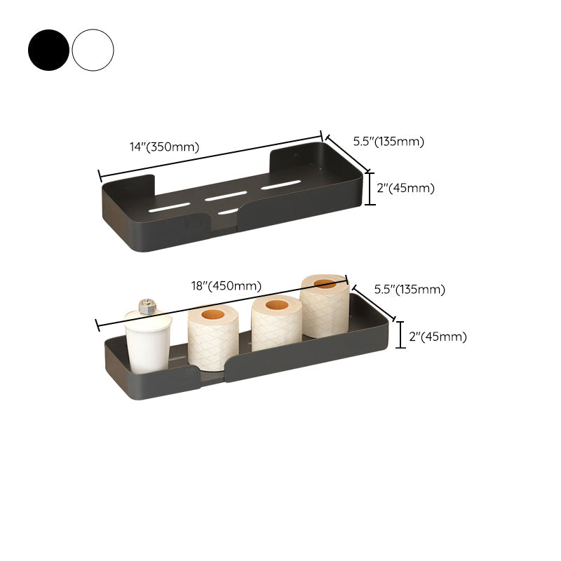 Modern Rectangular Bathroom Shelf 2/3-Piece Bathroom Accessory Set