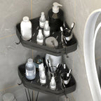 Modern 2/3-piece Bathroom Set Stainless Steel Triangle Bath Shelf made of Aluminum