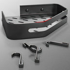 Modern 2/3-piece Bathroom Set Stainless Steel Triangle Bath Shelf made of Aluminum