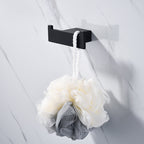 5-piece Modernism Bathroom Accessory Set in Matte Black Stainless Steel