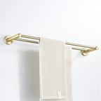 Traditional Brushed Brass Bathroom Accessories As Individual Piece Or In Set Made Of Metal