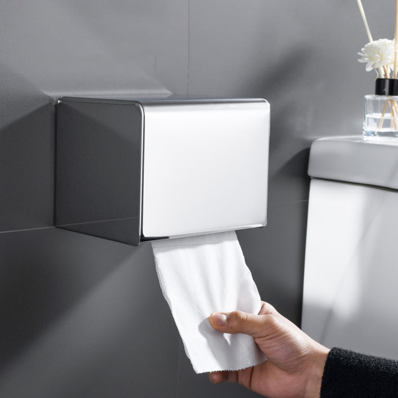 Contemporary Metal Bathroom Accessories Single Piece or as Set with Paper Holder
