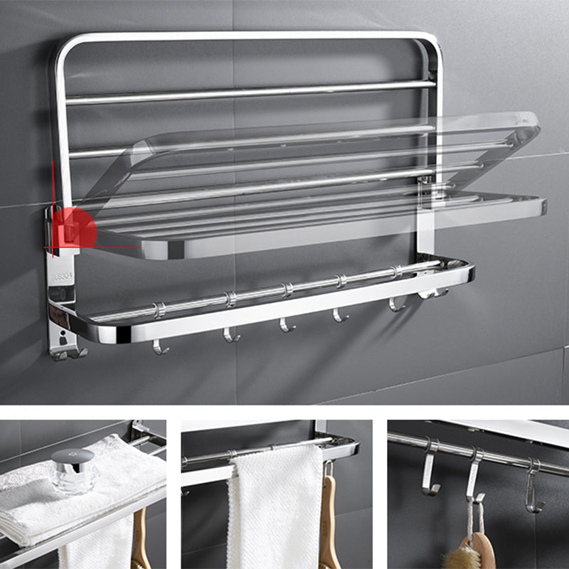 Contemporary Metal Bathroom Accessories Single Piece or as Set with Paper Holder