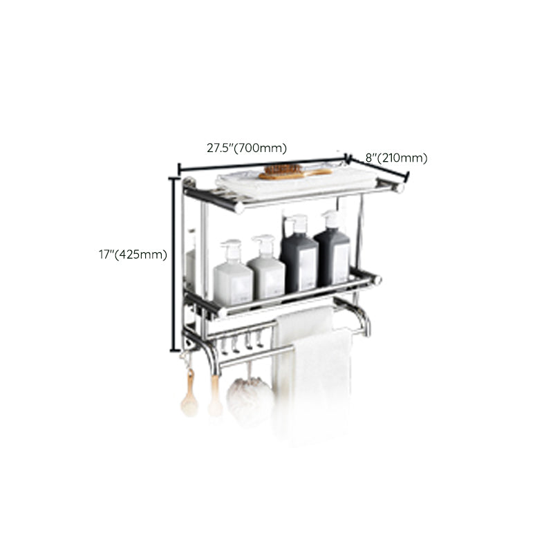 Contemporary Metal Bathroom Accessories Single Piece or as Set with Paper Holder