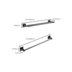 Modern Bathroom Accessories Hardware Set Gray Bathroom Hardware Set