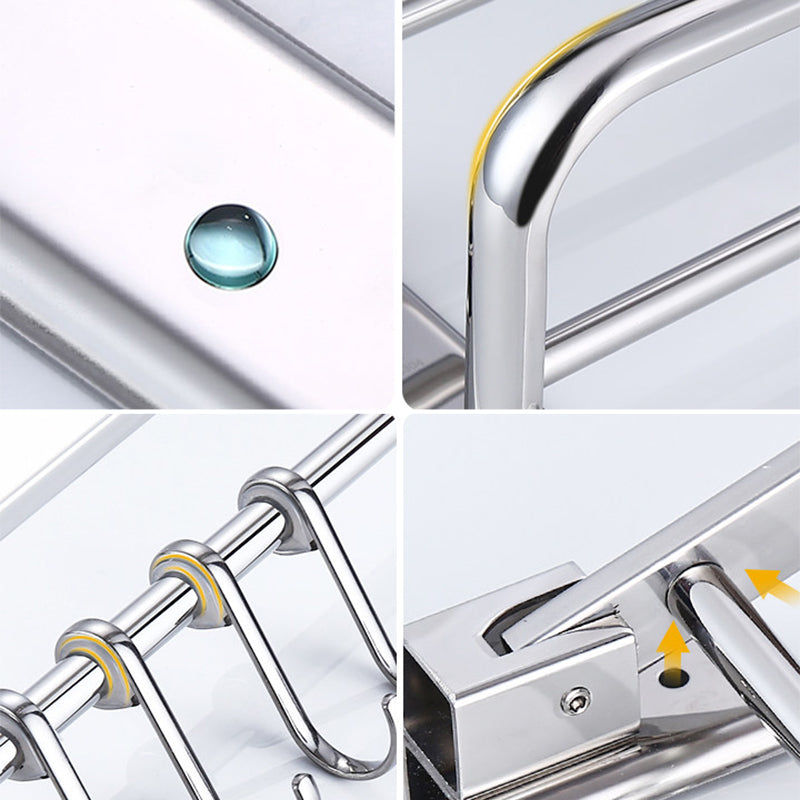 Silver Contemporary Bathroom Accessories As Individual Pieces Or As A Set