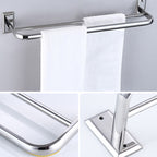 Silver Contemporary Bathroom Accessories As Individual Pieces Or As A Set