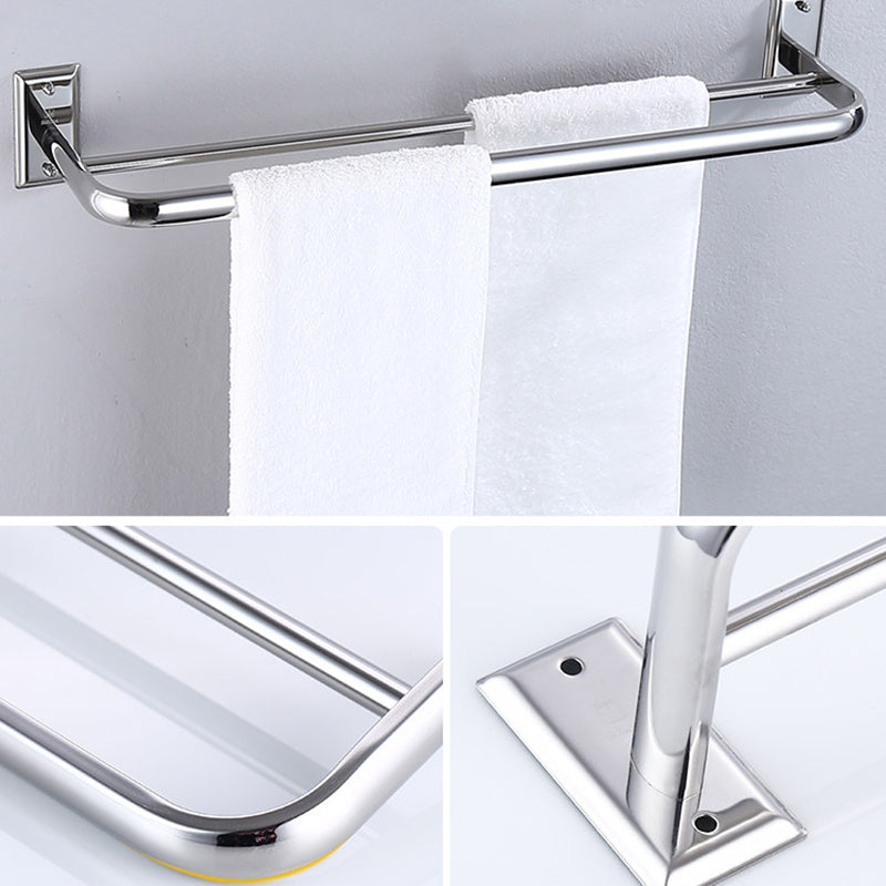 Silver Contemporary Bathroom Accessories As Individual Pieces Or As A Set