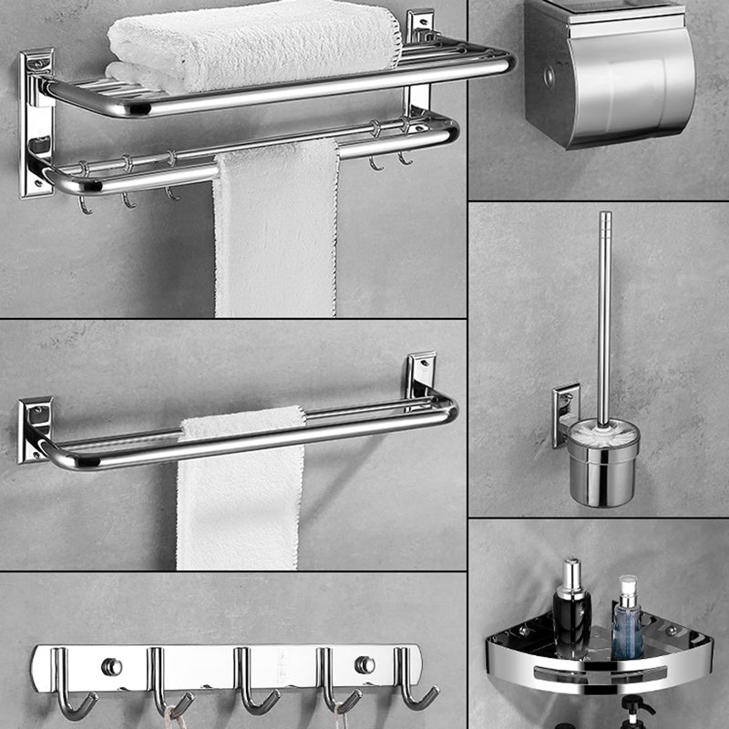 Silver Contemporary Bathroom Accessories As Individual Pieces Or As A Set