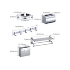 Silver Contemporary Bathroom Accessories As Individual Pieces Or As A Set