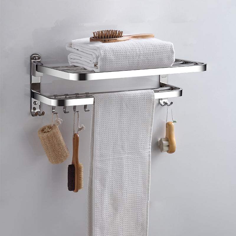 Modern Bathroom Accessories Hardware Set Silver Bathroom Hardware