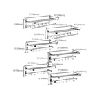 Modern Bathroom Accessories Hardware Set Silver Bathroom Hardware
