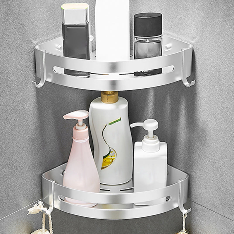 Contemporary Metal Bathroom Accessories Hardware Set with Bathroom Shelf