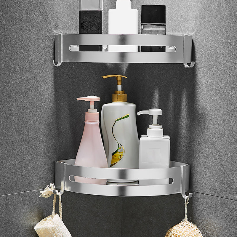 Contemporary Metal Bathroom Accessories Hardware Set with Bathroom Shelf