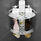 Contemporary Metal Bathroom Accessories Hardware Set with Bathroom Shelf