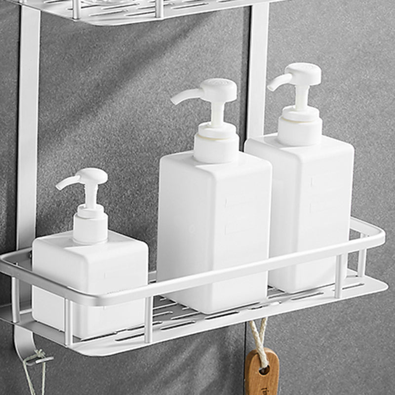 Contemporary Metal Bathroom Accessories Hardware Set with Bathroom Shelf
