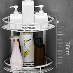 Contemporary Metal Bathroom Accessories Hardware Set with Bathroom Shelf