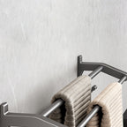 Modern Bathroom Accessory Hardware Set Gray Bathroom Accessories