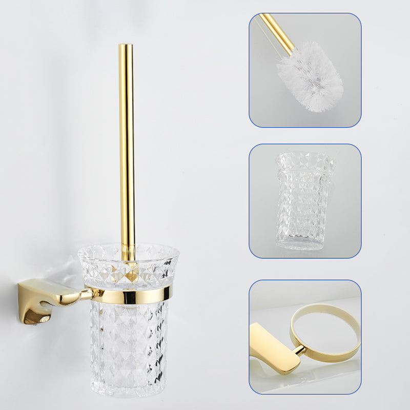 Modern Bathroom Accessory Mounting Kit Gold Bathroom Hardware