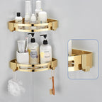 Modern Bathroom Accessory Mounting Kit Gold Bathroom Hardware